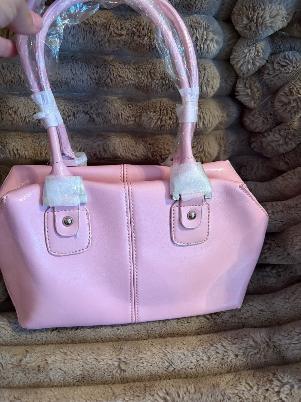 Elegant Pink Women's Top-Handle Satchel